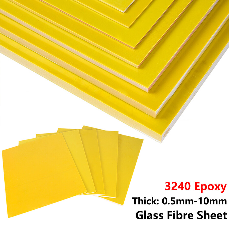 Glass Fibre Sheet Plate 3240 Epoxy Thick 0.5mm-3mm Fibreglass Plate 100mm-300mm