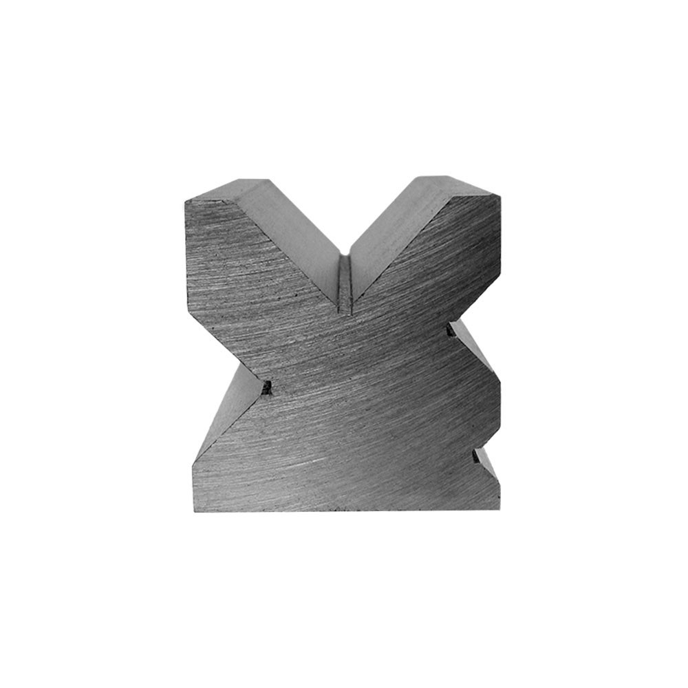 V-Die Block Press Brake Solid Steel 6 Inch 4-Way 2-3/8 Inch x 2-3/8 Inch