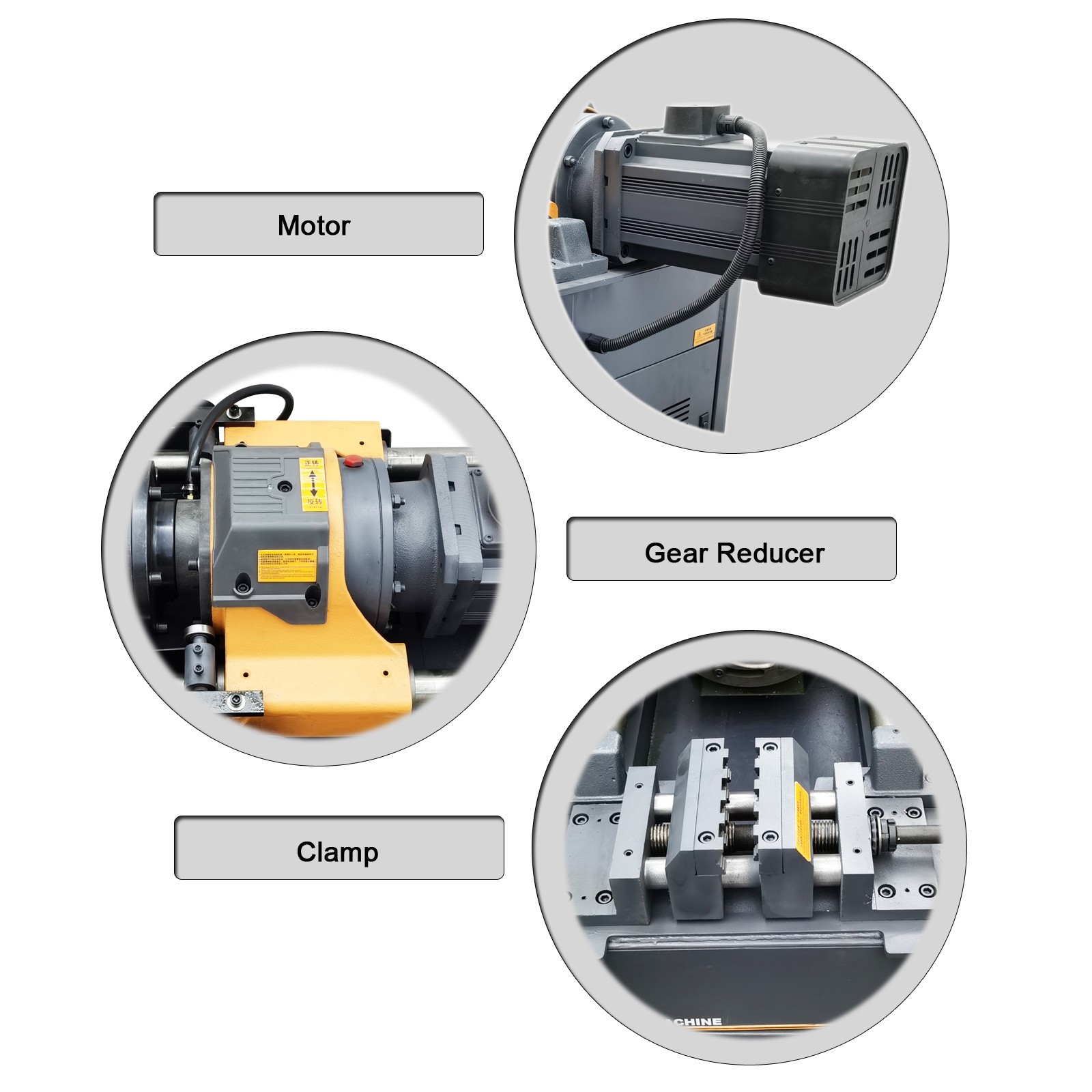 220V 3PH 4HP 0.6″-1.6″ Steel Bar Thread Rolling Machine 1.75, 2.0, 2.5, 3.0