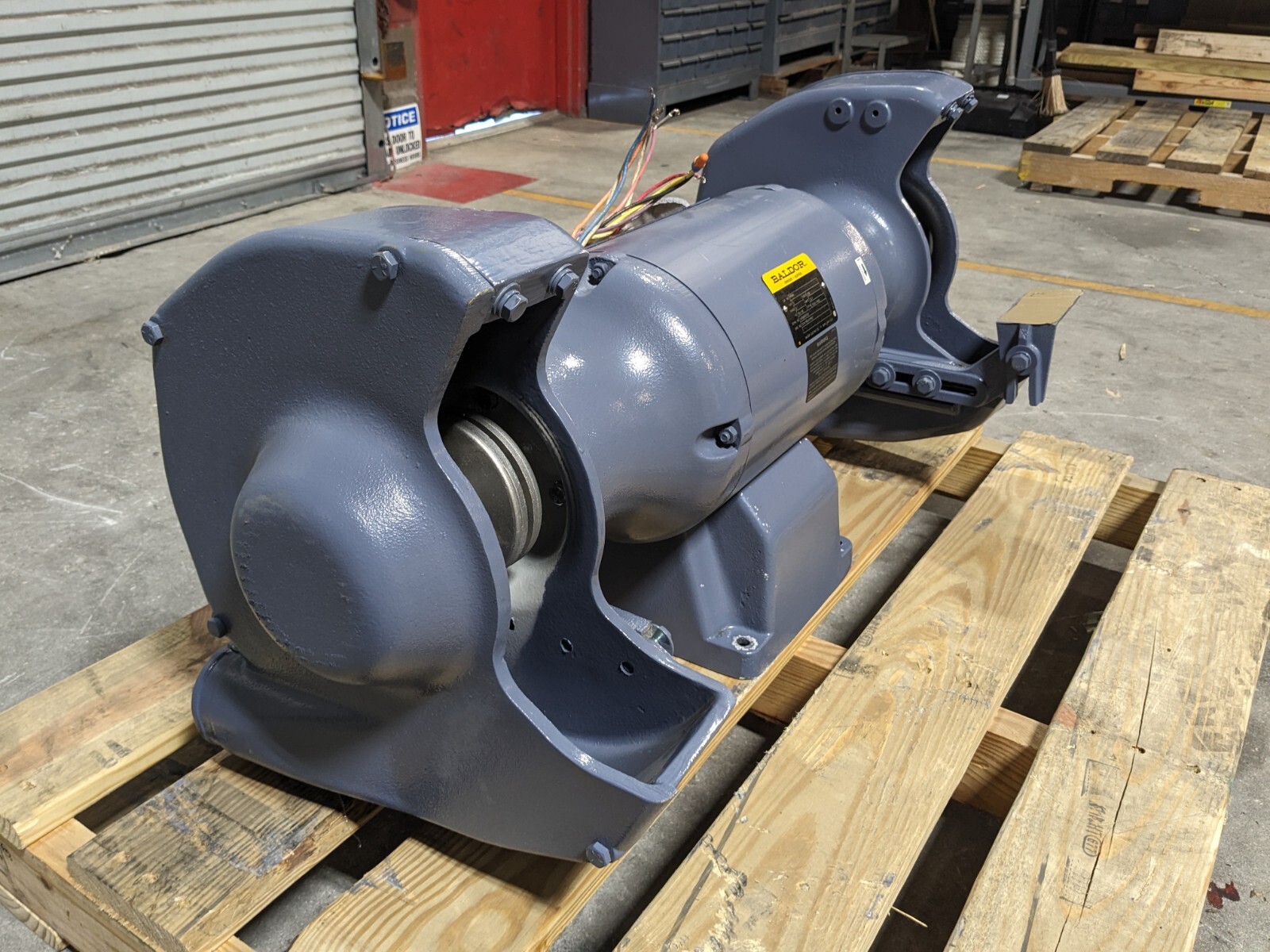Baldor 14" Industrial Grinder 1500 RPM Max 5 HP 230v 3 Ph 1406W Parts / Rep
