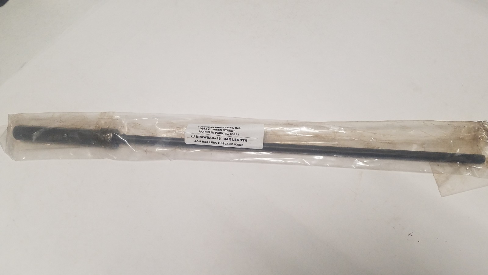 2J Drawbar. Black Oxide. Variable Speed. 18″. 4-3/4″ Hex Length.