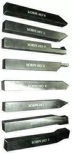 12MM HSS FORM TOOL SET OF 8 PCs SQUARE SHANK HSS ZEALINDUSTRIES