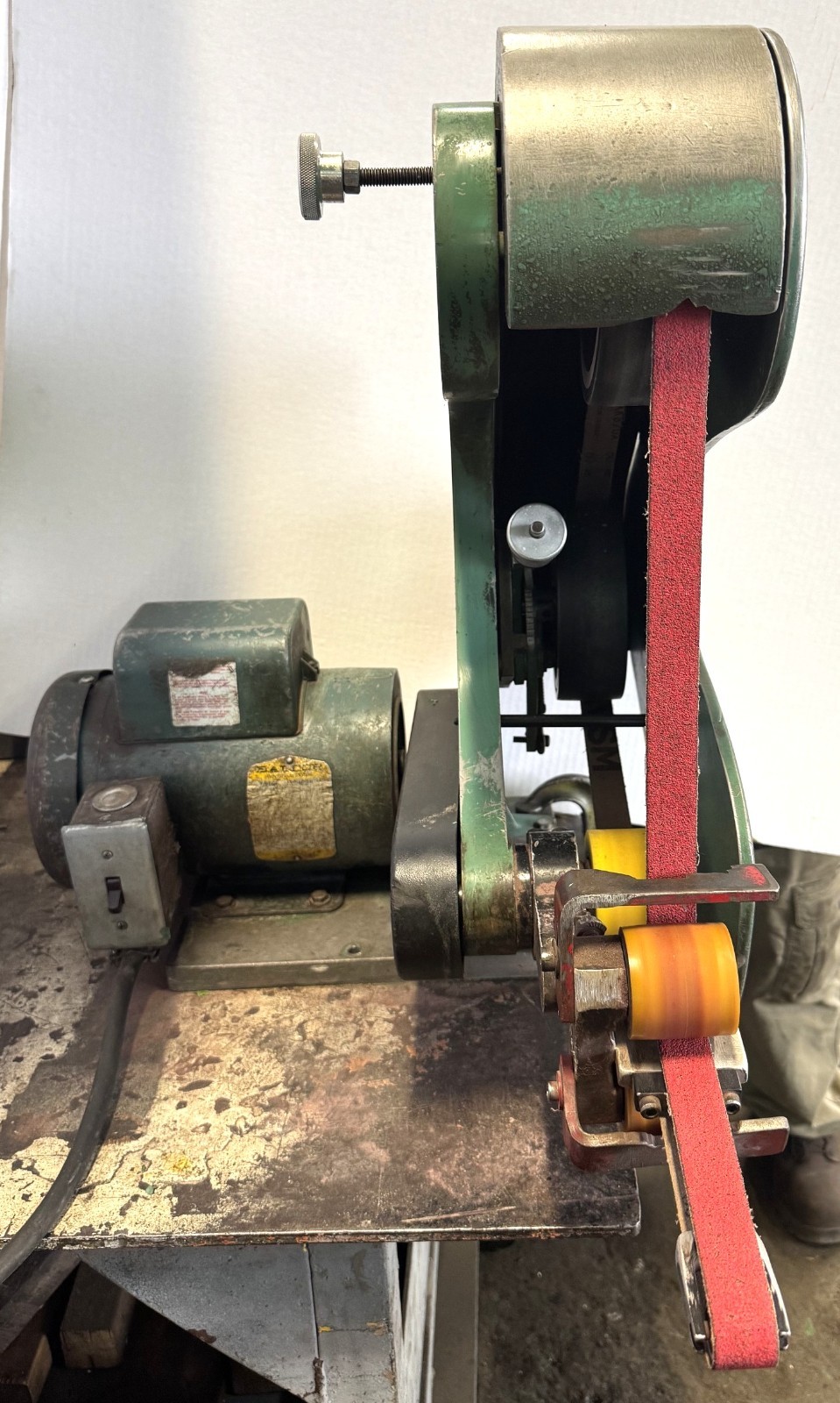 2″ Burr King Belt Grinder No. 760, Internal Grinding Attachment, 1 Phase