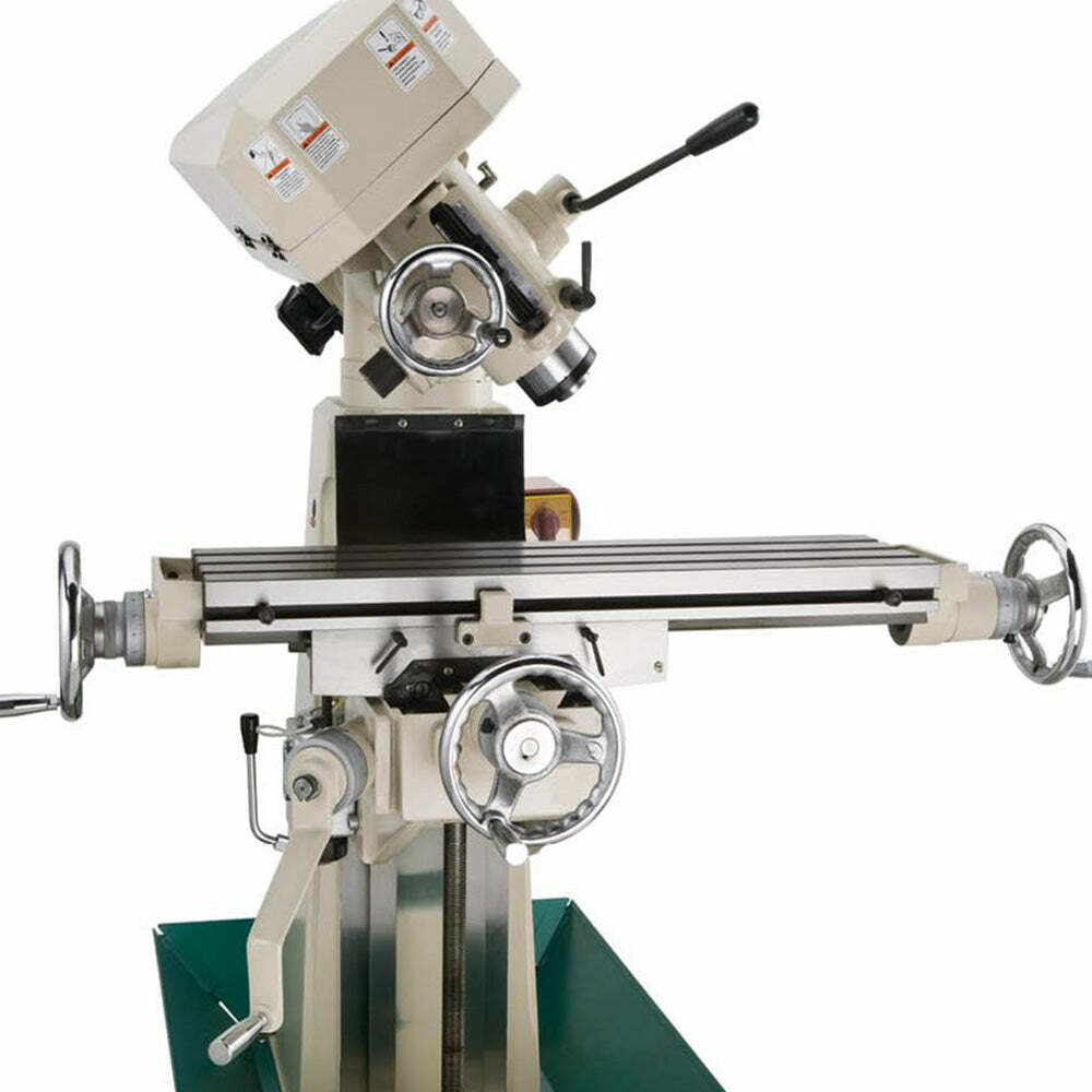 Grizzly G0731 110V/220V 8 Inch x 30 Inch Vertical Mill with Power Feed