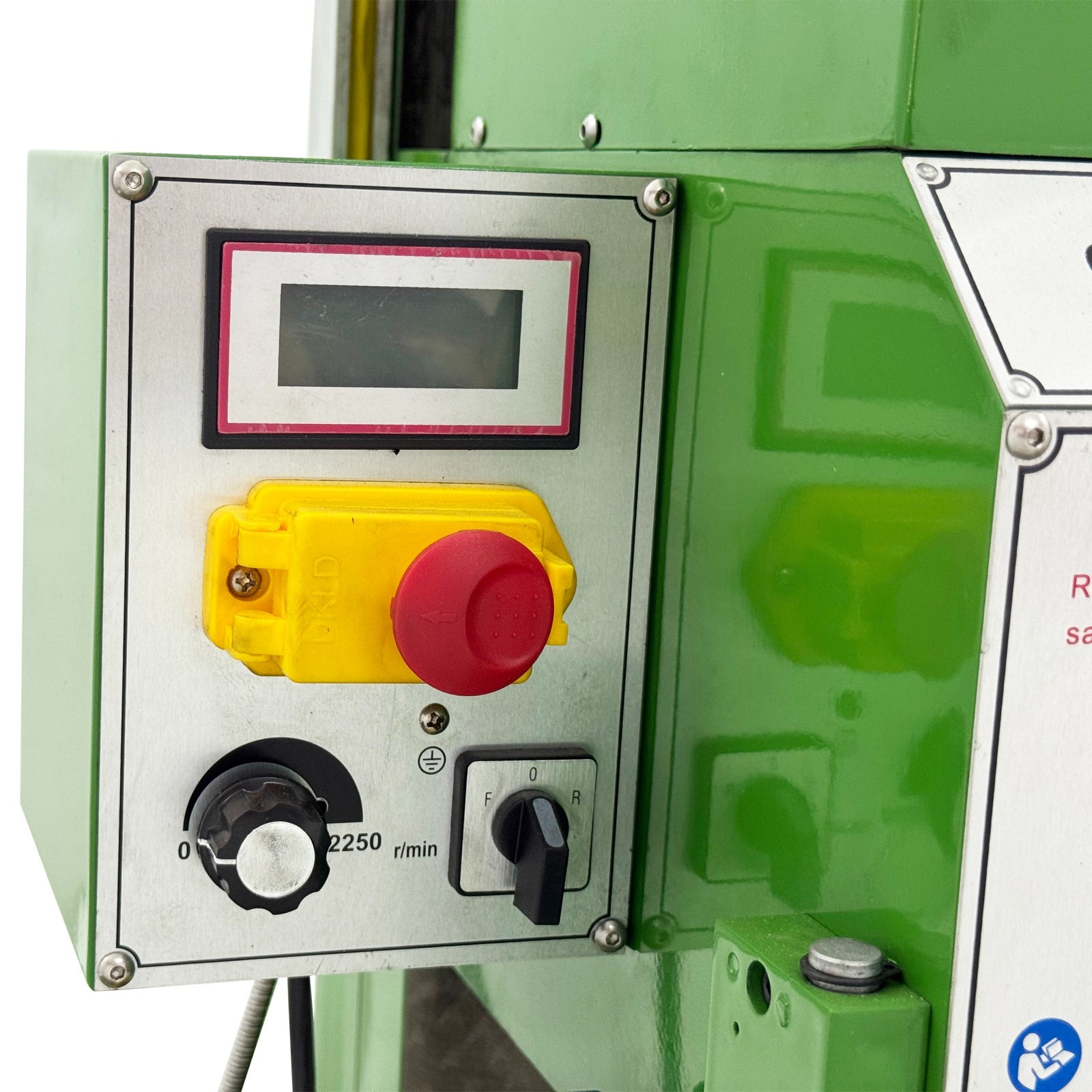 Heavy-Duty Cast Iron Milling Machine SM32V 110V 1.5KW Brushless R8 Taper 3-Axis