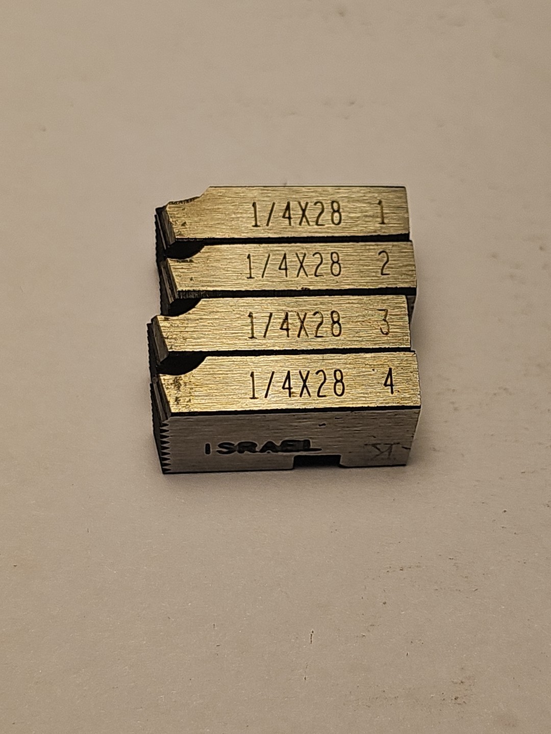 Chaser #1/4 x 28 Thread Size. D 5/16″ Holder Size. 