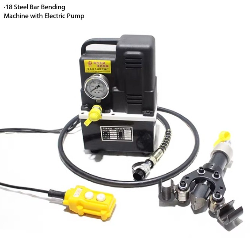 Model 18 Manual Rebar Bender: Electric, Portable, Hand-Held Bender