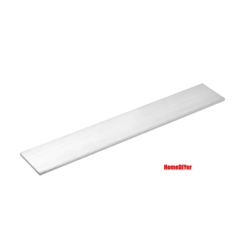 Aluminium Flat Bars Strips Metal Plate 100mm Length 6mm –100mm Wide Cut To Size