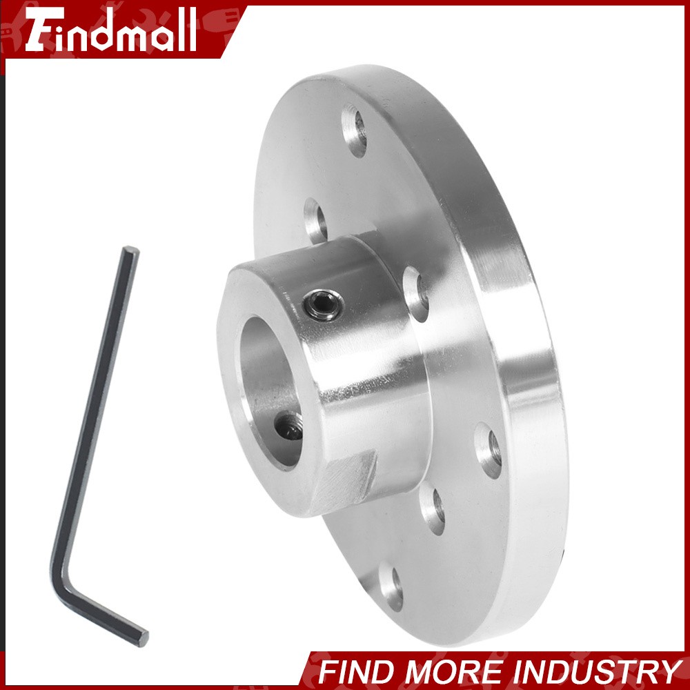 Findmall 4″ Steel Wood Lathe Face Plate 1″ x 8tpi Threaded with Set Screws