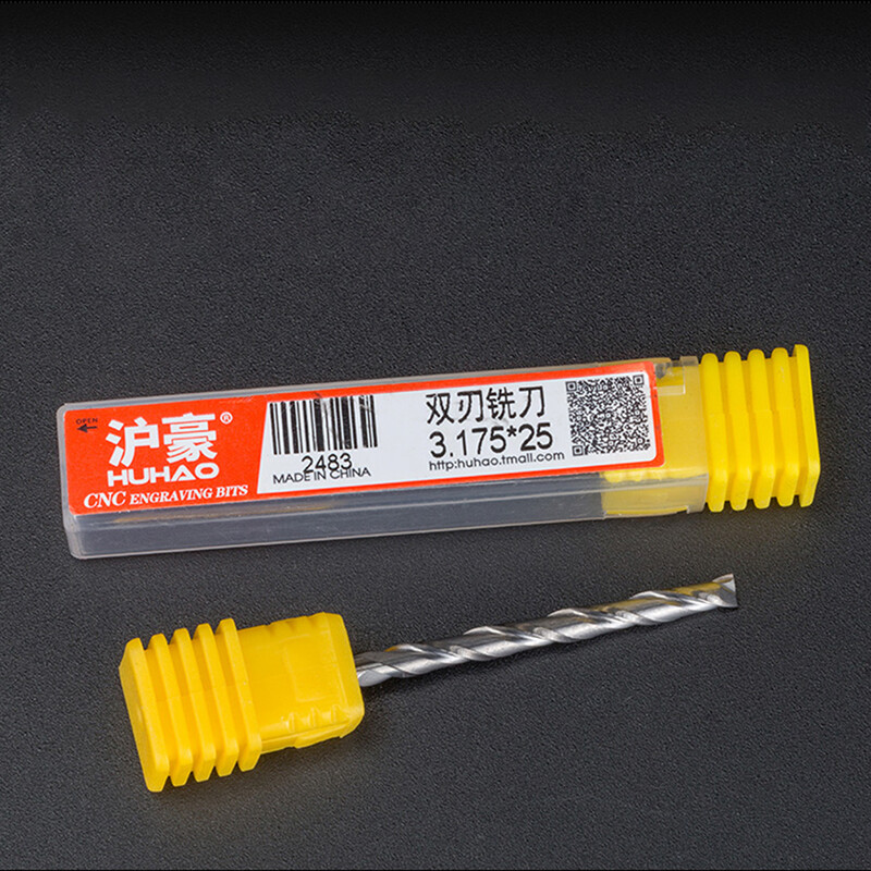 Ø1mm-2.5mm Solid Carbide 2 Flute Spiral Router Bit End Mill 3.175mm(1/8″) Shank