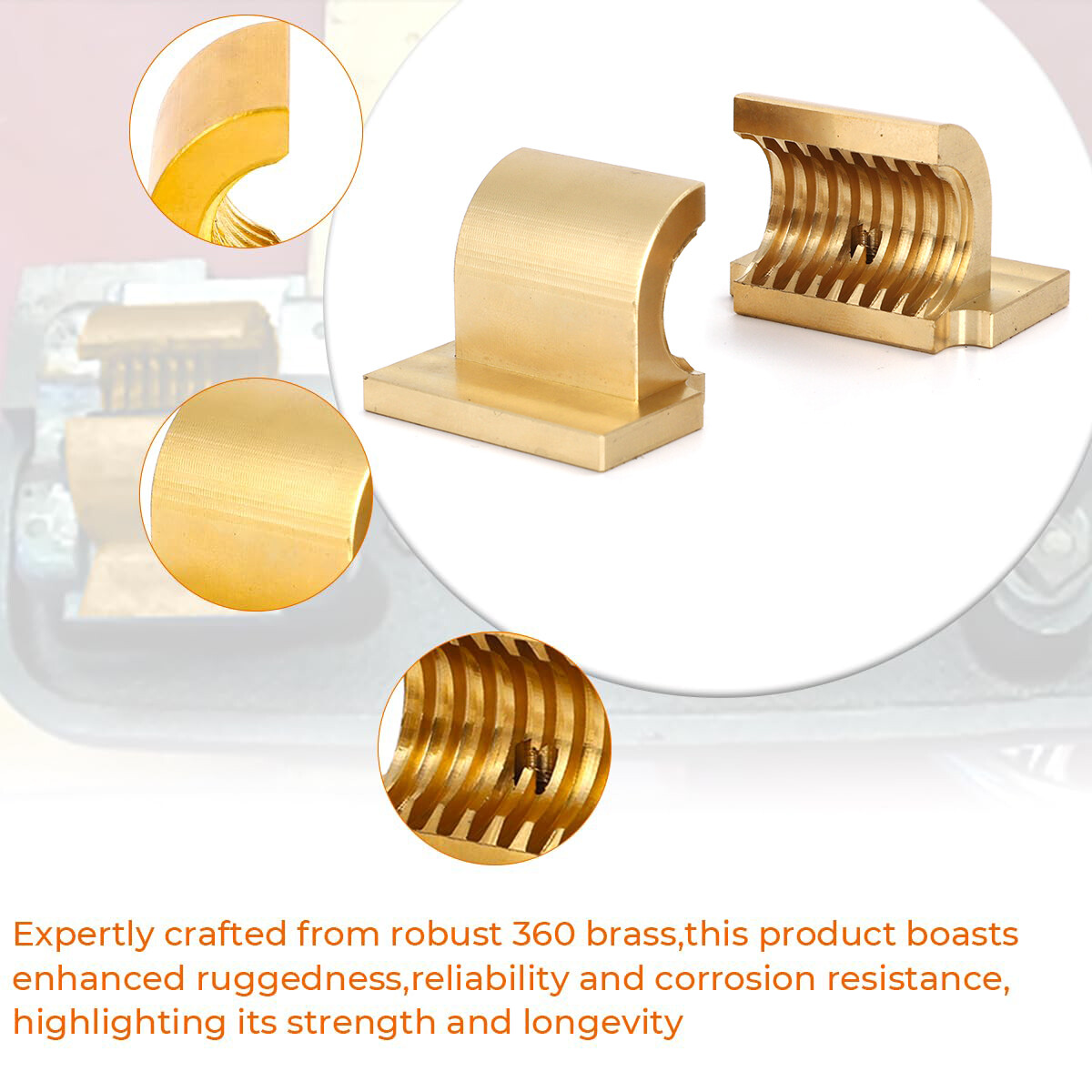 Brass Lathe Half Nuts / Split Nut For Atlas Craftsman 10F-12 10″ & 12″ Lathe US