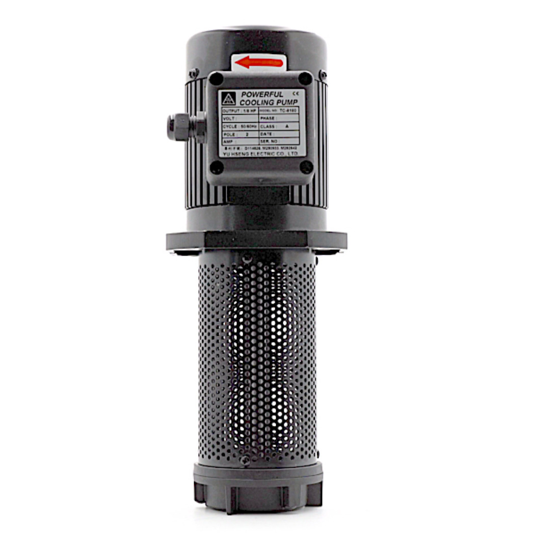 1/8HP Coolant Pump 180mm 7″, 110/120/220/240/440/480/575V, Lathe Gride Machining