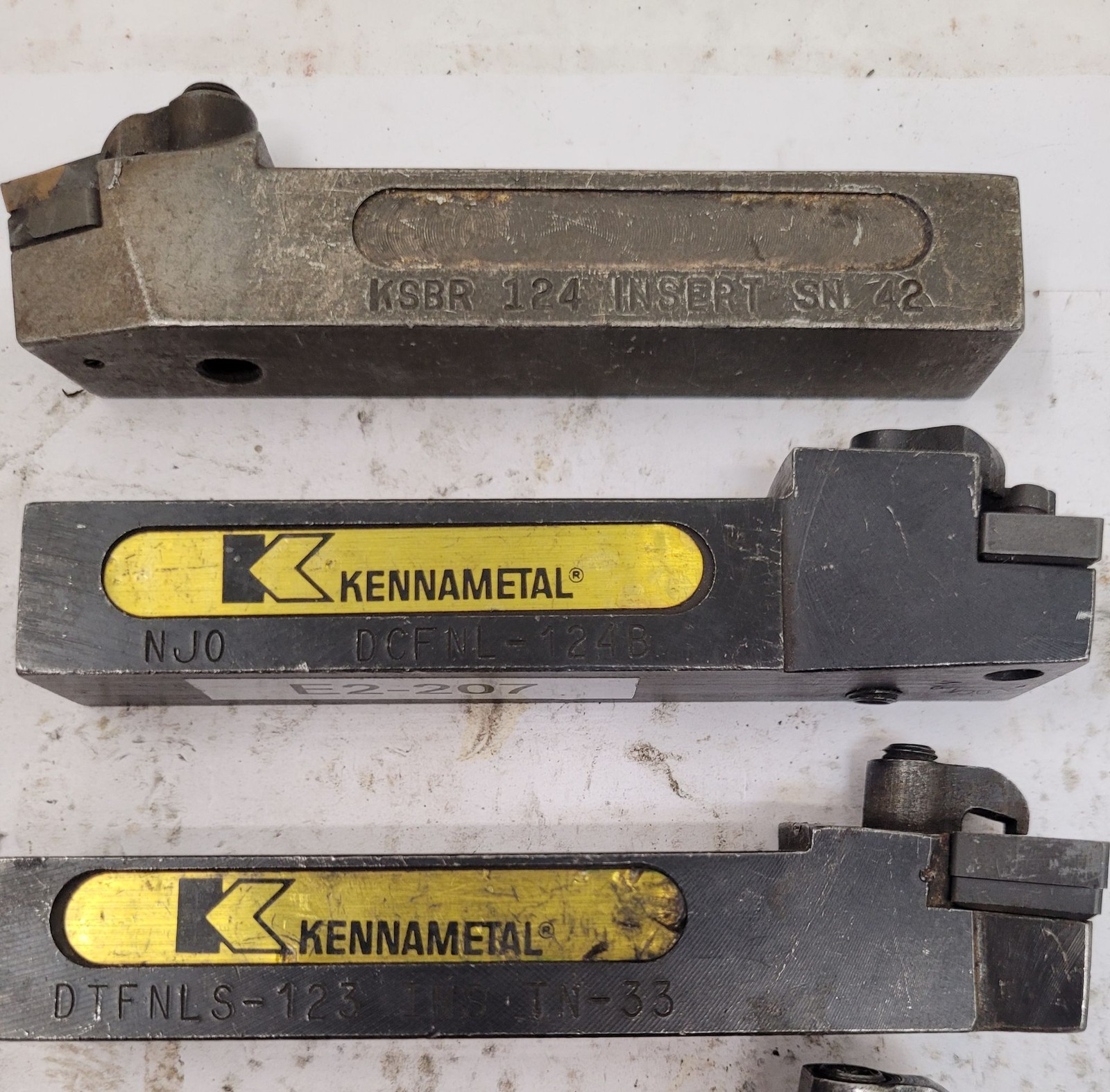 Kennametal Toolholders, Set of 6 – 3/4 & 5/8 Shanks