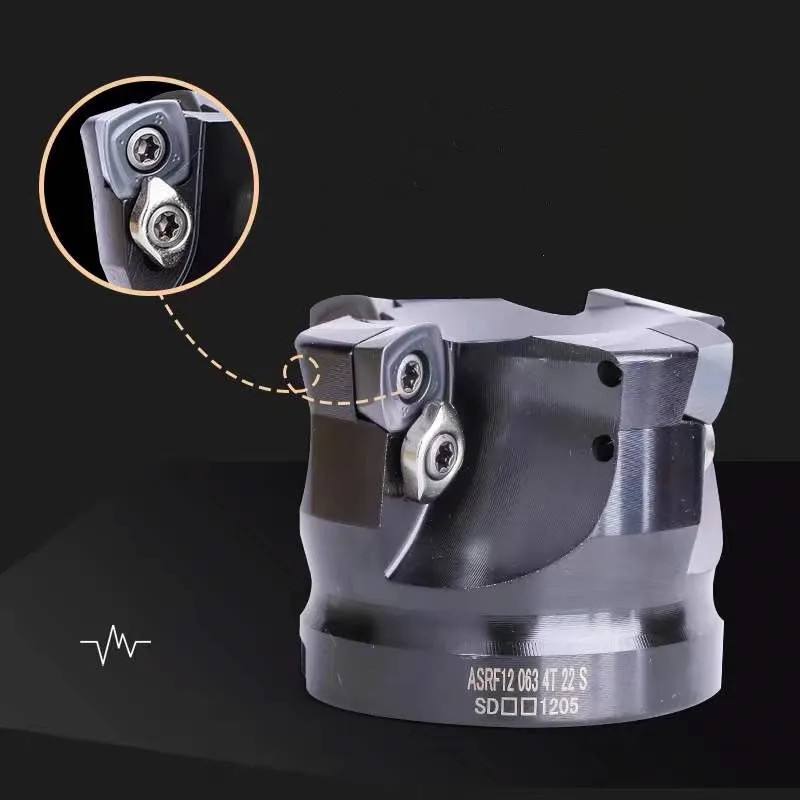 Carbide Indexable Face Milling Cutting ASRF12 50-22-4T 15 80-27-5T for SDMT1205