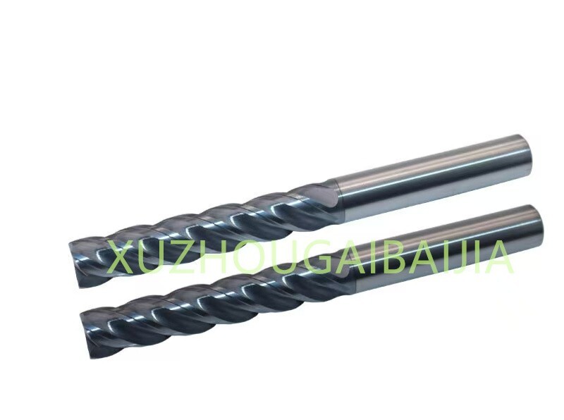 4 Flute Carbide Dynamic End Mill Round Nose End Mill Steel Cutting 4-10mm