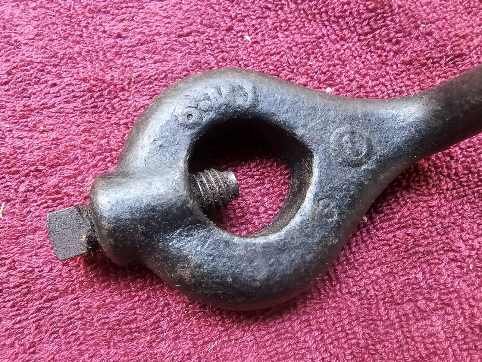 Vintage 6-MJ No.3 1-1/16″ Bent Tail Lathe Dog