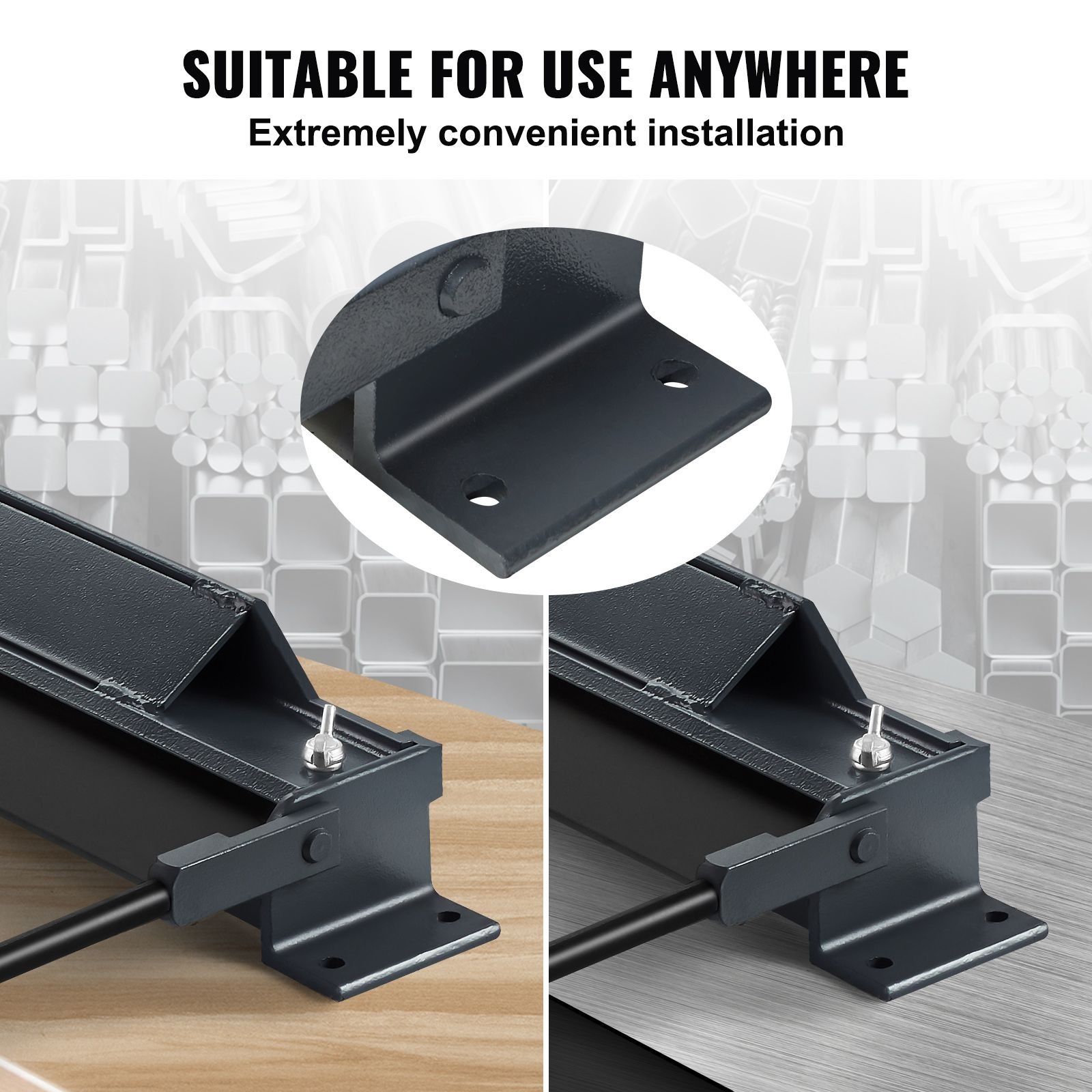 Box and Pan Brake, 48-Inch, 0-130 Degrees Sheet Metal Bending Brake