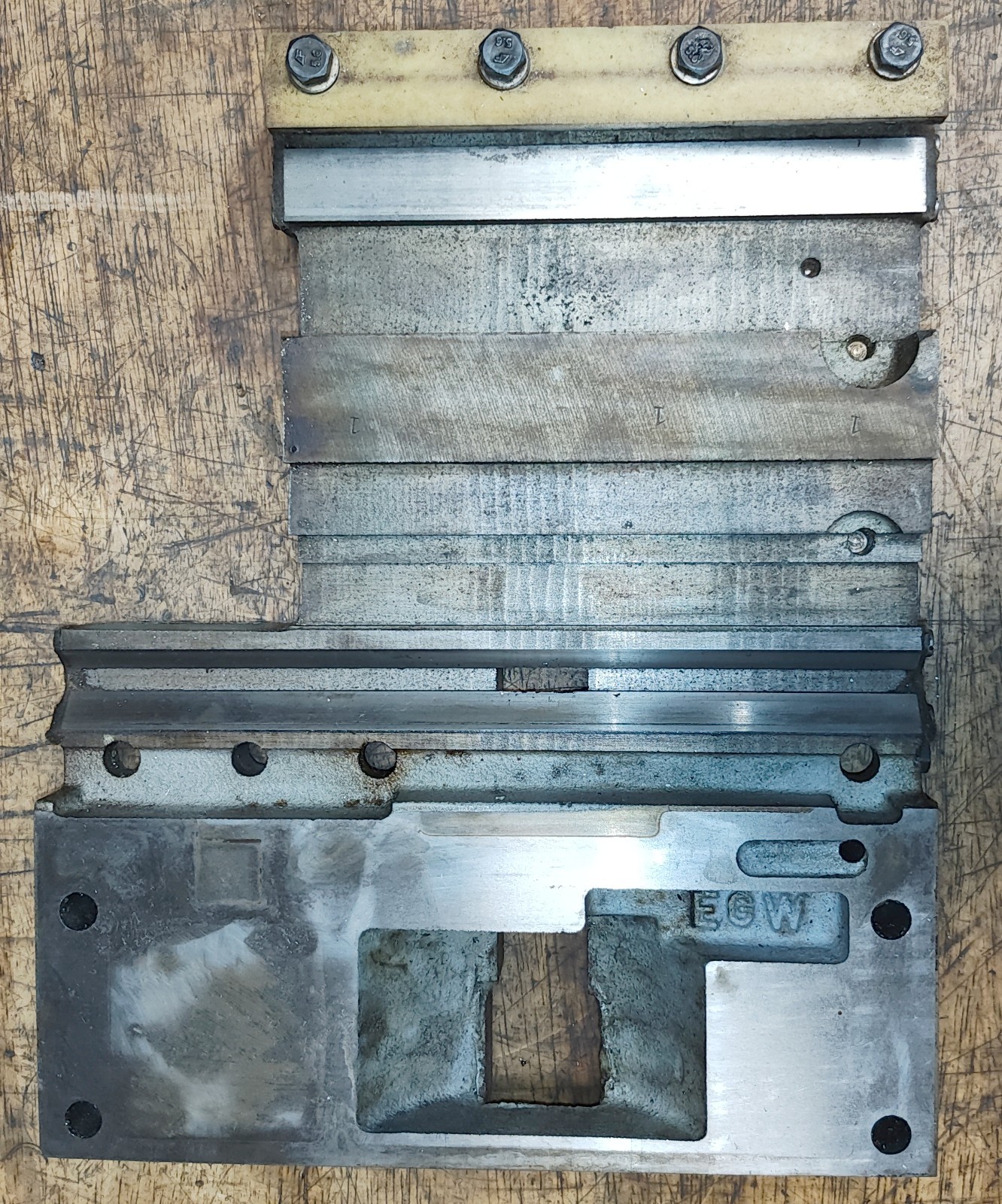 Emco Maximat V10-P Lathe Cross Slide Dovetail Casting & Long Axis Gib G07Z