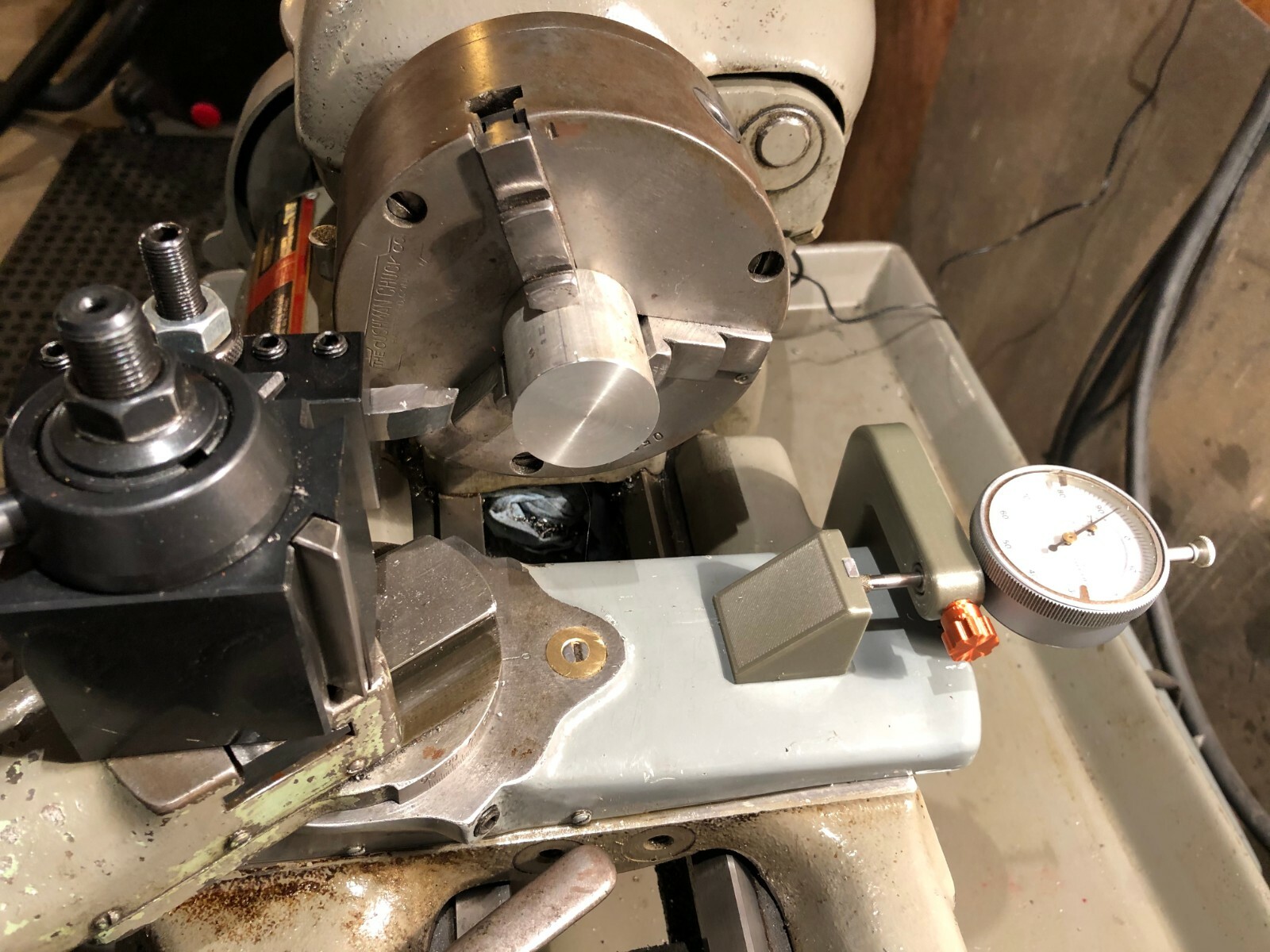 South Bend Lathe 9 or 10K, Cross Slide Dial Indicator Holder (3d Printed)