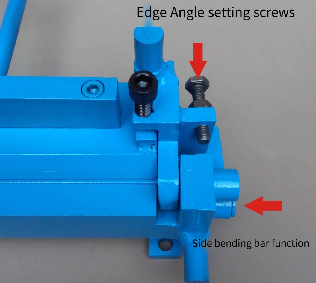 Iron Plate Bender Manual Sheet Metal Iron Aluminum Copper Plate Bending Machine