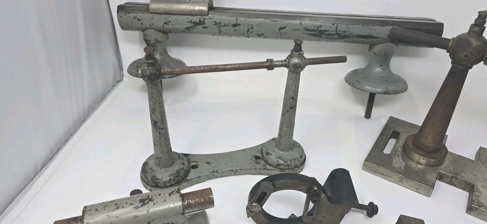 Vintage US Navy F.W. Derbyshire Electric Lathe Parts And Pieces Incomplete 10mm?