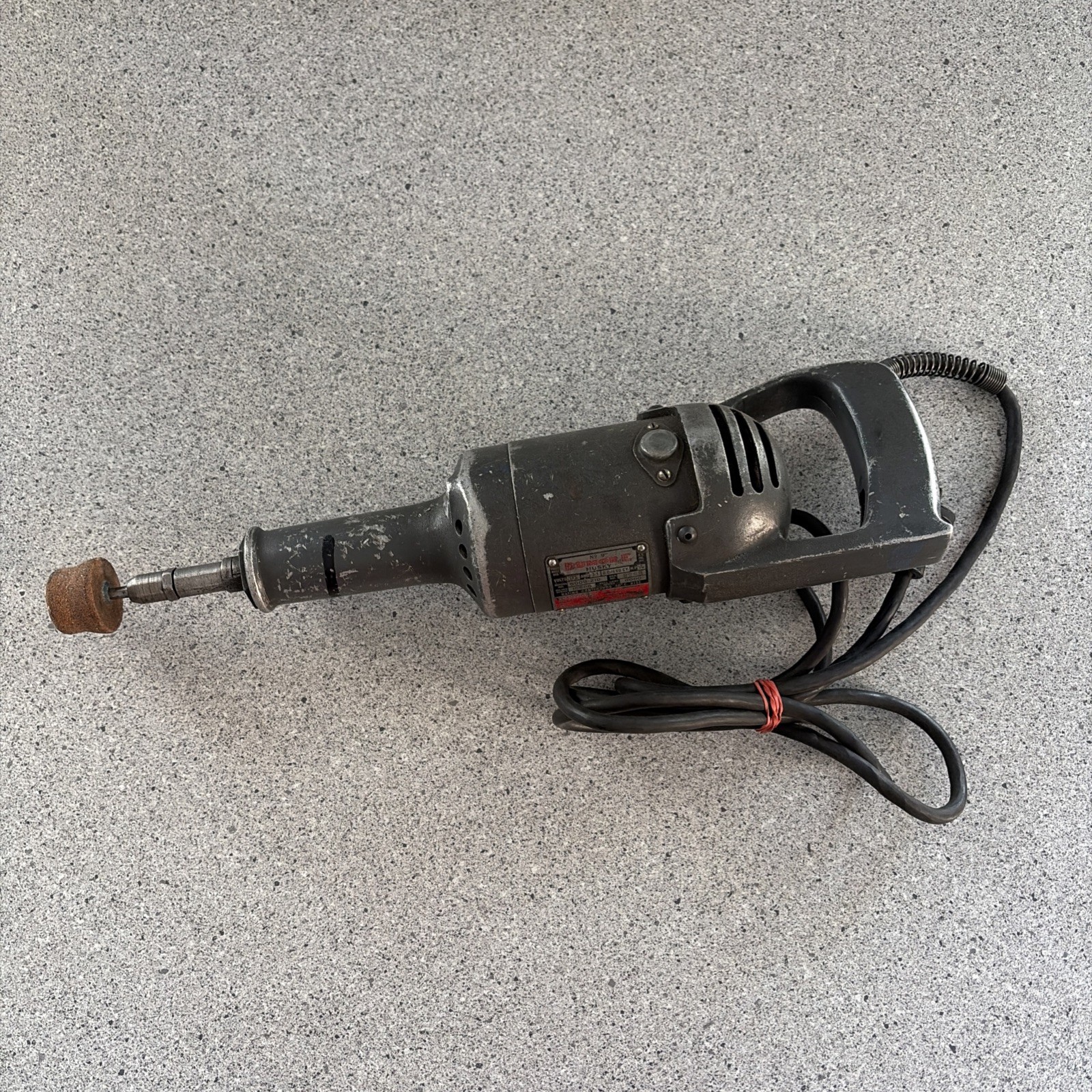 Vintage Dumore Husky Hand Grinder No.9 8009-210 – 1/4 HP 3.1 AMP