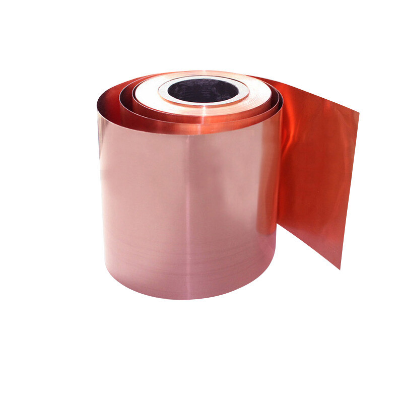 99.9% Pure Copper Metal Sheet Roll Foil Plate Thick 0.0.5mm-1mm Width 15mm-300mm