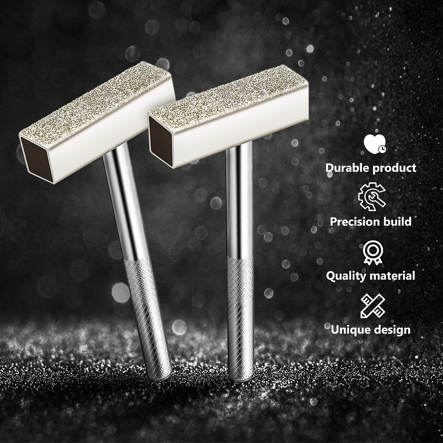 Professional-Grade 3-Piece Diamond Dresser Set – Non-Slip and Heat-Proof Design