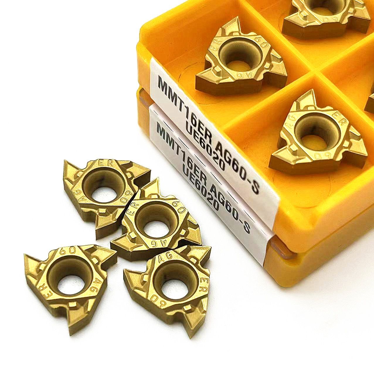 Carbide Metal Lathe Thread Turning Tool MMT16ER MMT16IR AG60 S UE6020 VP15TF