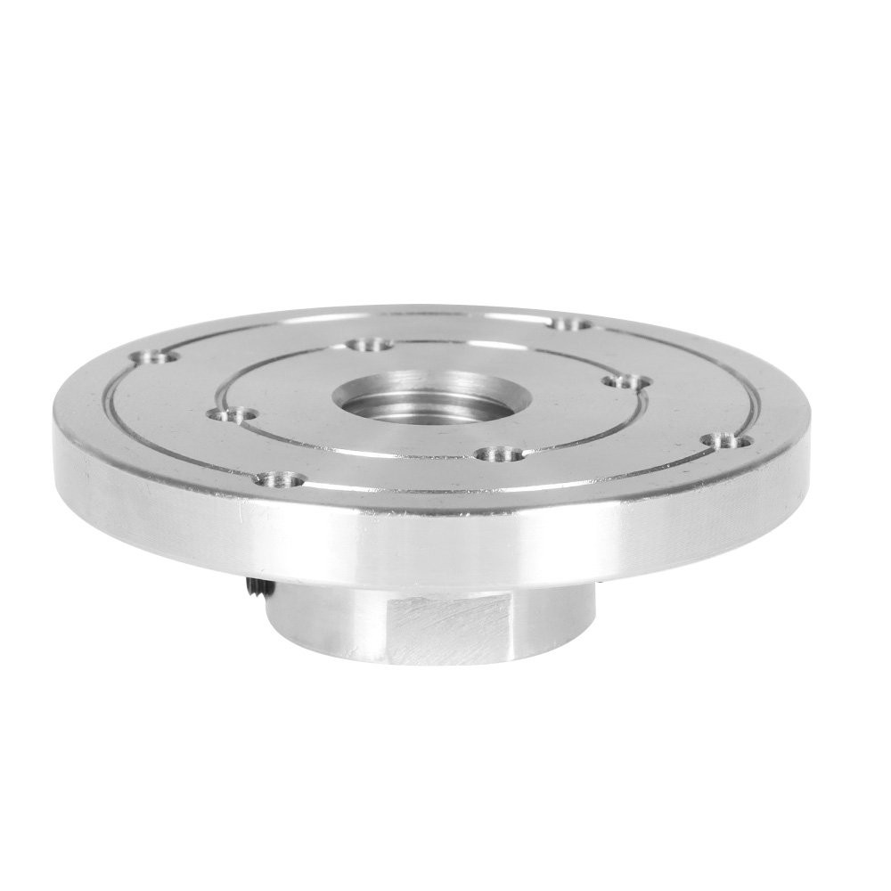 4″ Steel Wood Lathe Face Plate 1″ X 8tpi Threaded With Locking Set