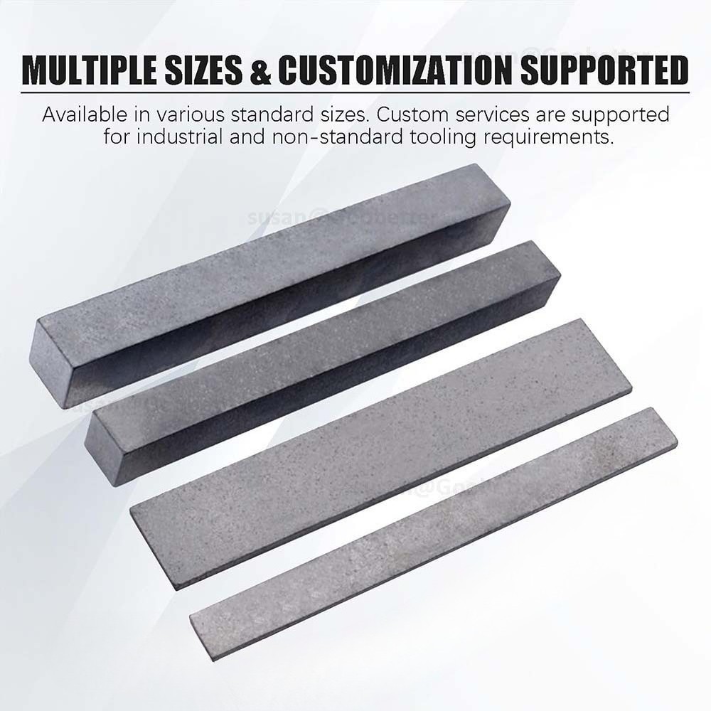 YG8 Solid Carbide Steel Flat Bar Sheet Plate Square Rod Strip 1.5mm-12mm Thick