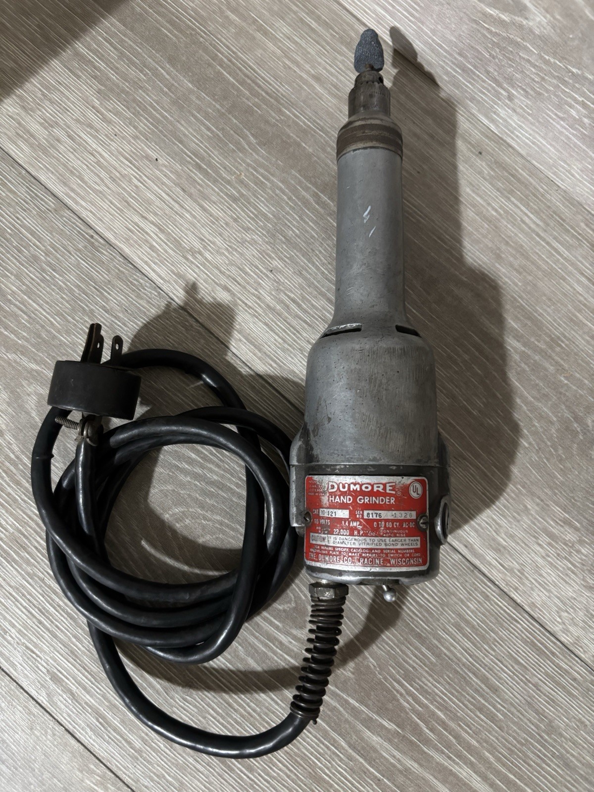 Dumore Hand Grinder – Vintage – MADE IN USA – 10-121 – 22,000RPM – WORKING GOOD