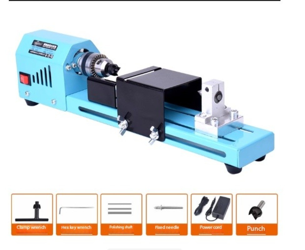 Multi-Function Manual Training Lathe with Ball Grinding and Polishing Machine