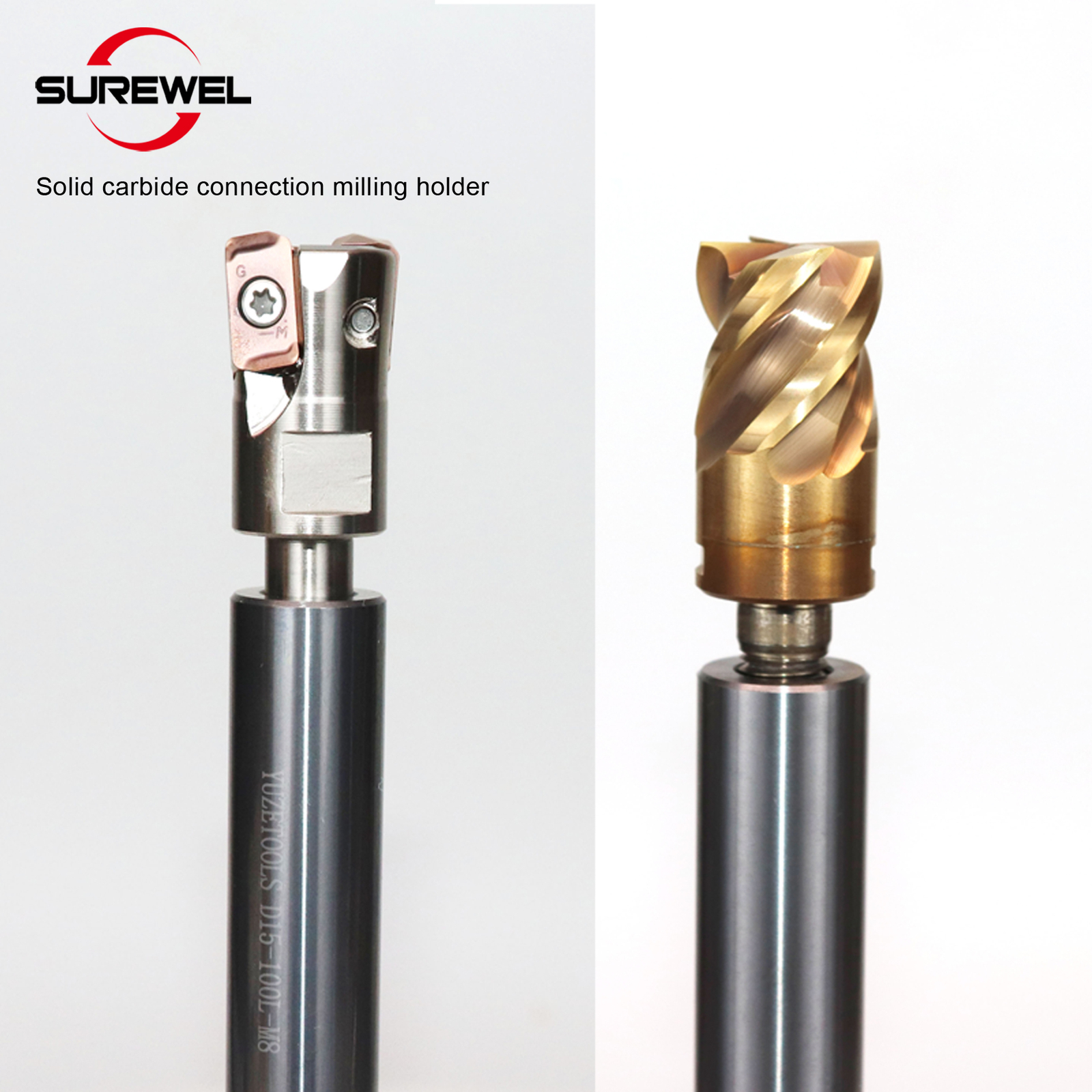 Carbide Modular Type Connection milling cutter holder Shock Resistant Tool Rod