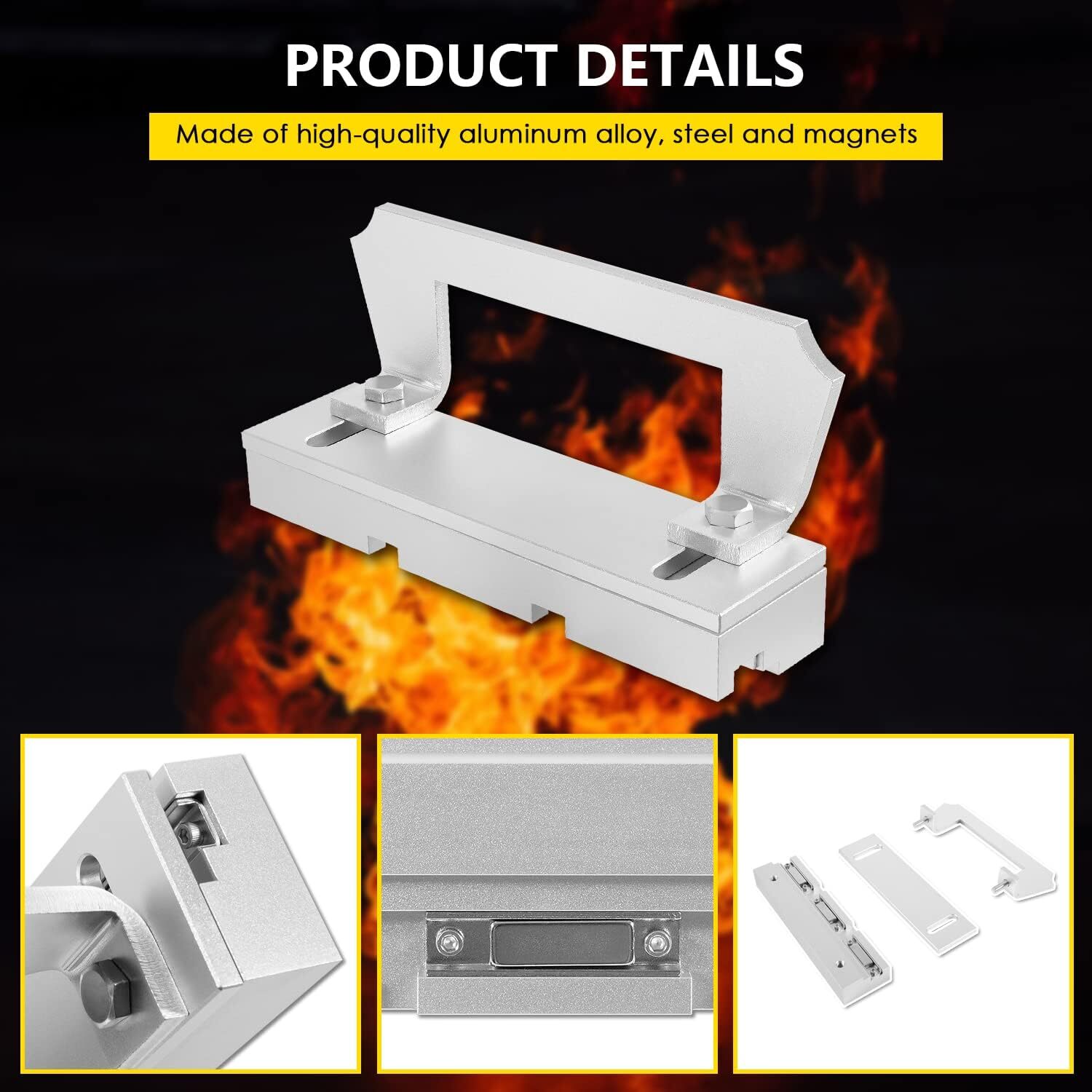 For Knife Making Welders Magnetic Bevel Jig for Grinding & Sharpening Metal