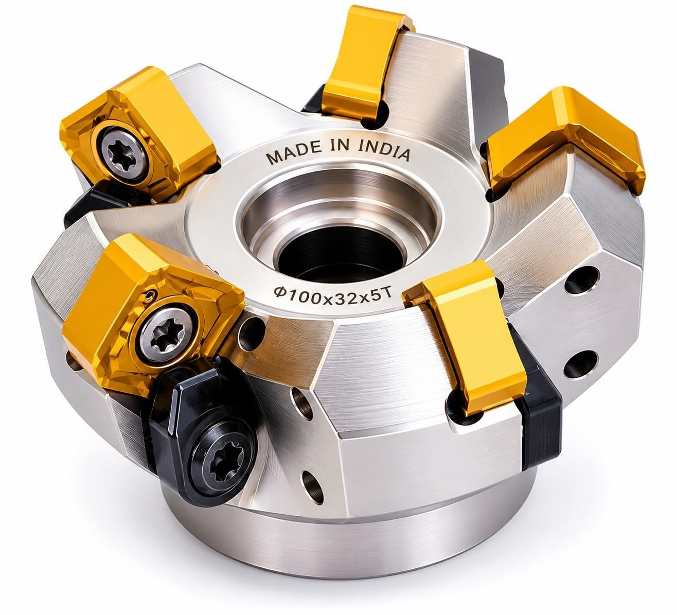 45 Degree Indexable Face Milling Cutter for SN1206 Inserts, CNC Mill Cutter Body