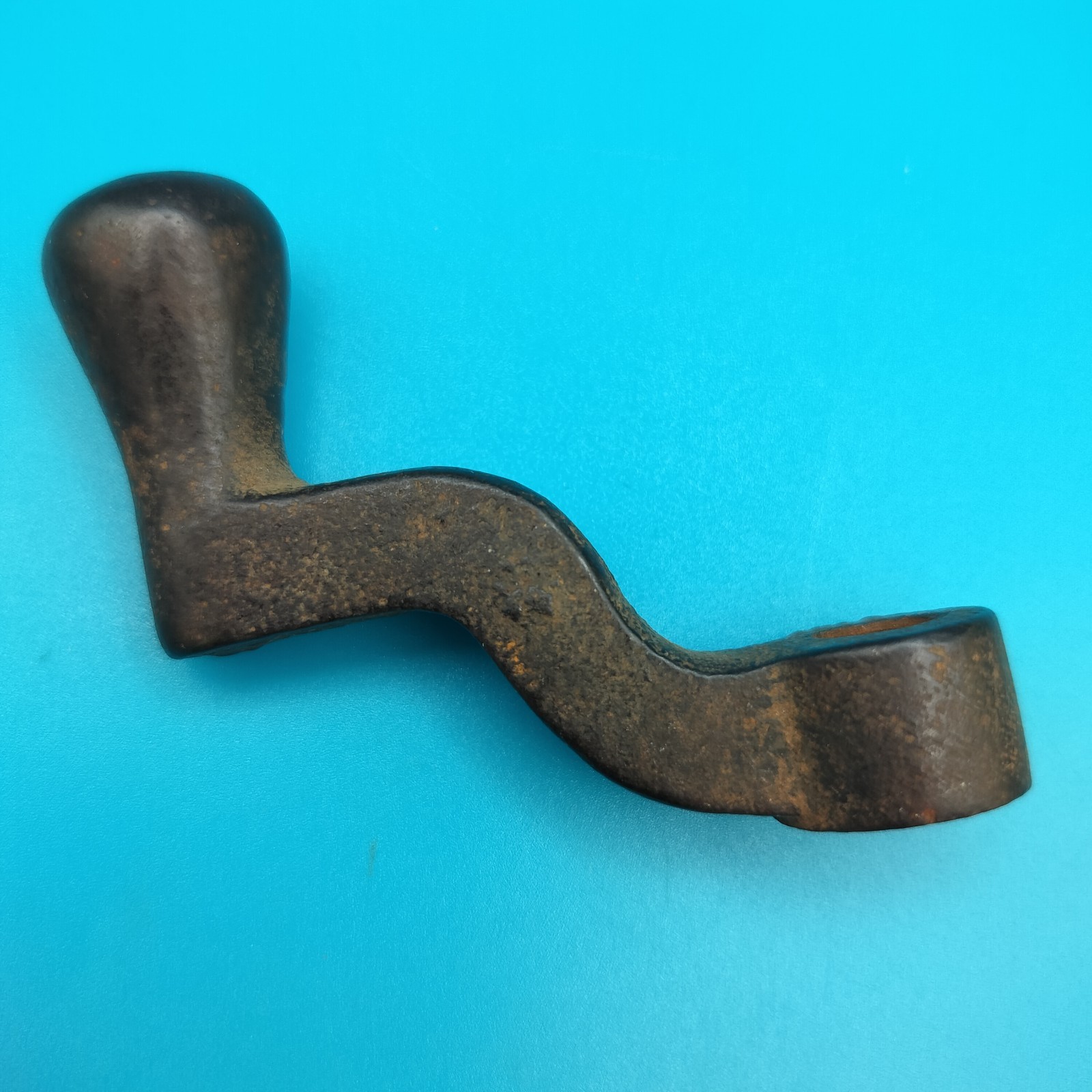 Vintage Cast Iron Crank Handle Machine Tool Lathe Grinder Press 3.5″ Threaded