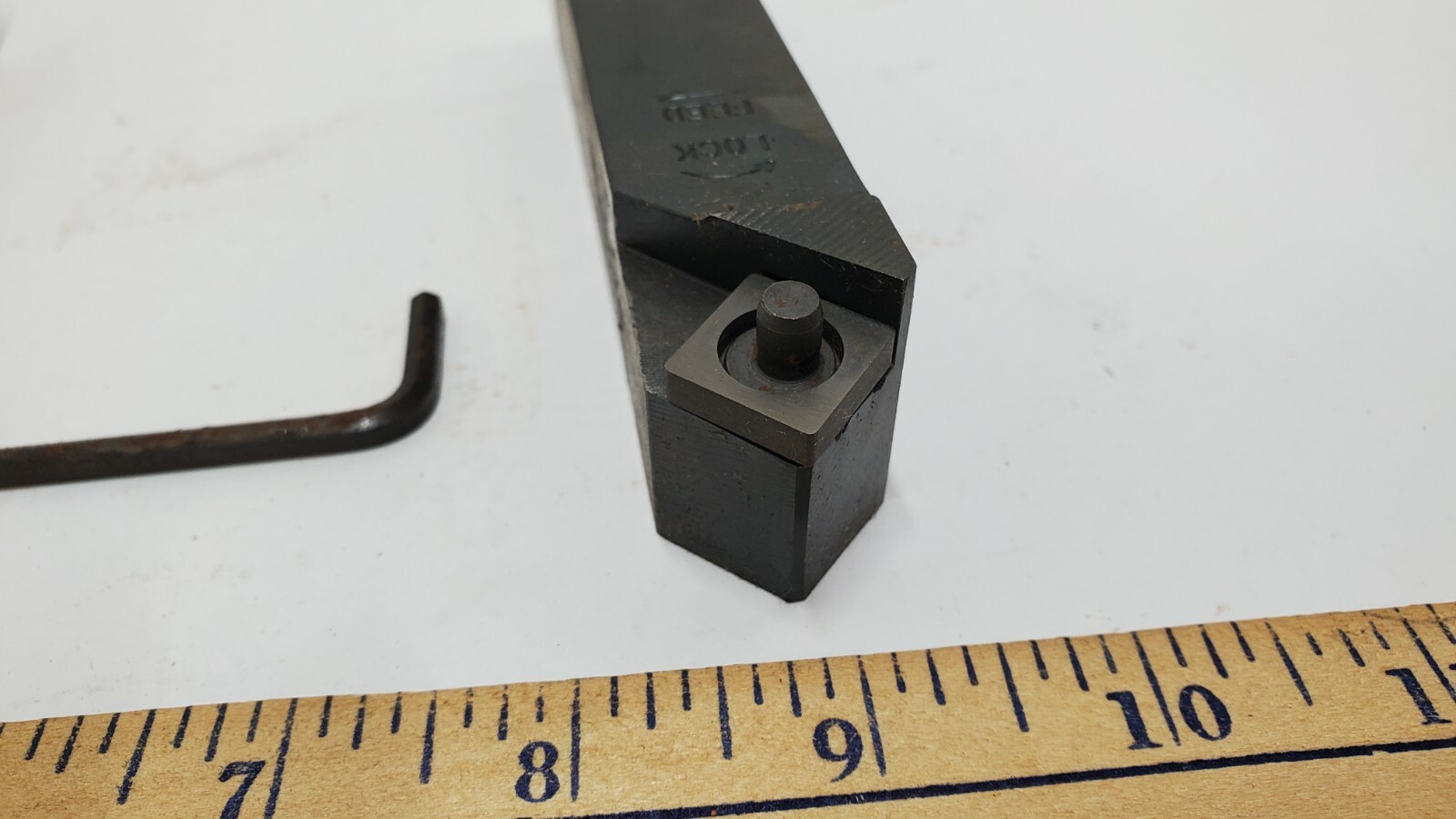 CARBOLOY CARB-O-LOCK SDL 85-5 TOOL HOLDER WITH CARBIDE INSERT, TURNING, LATHE