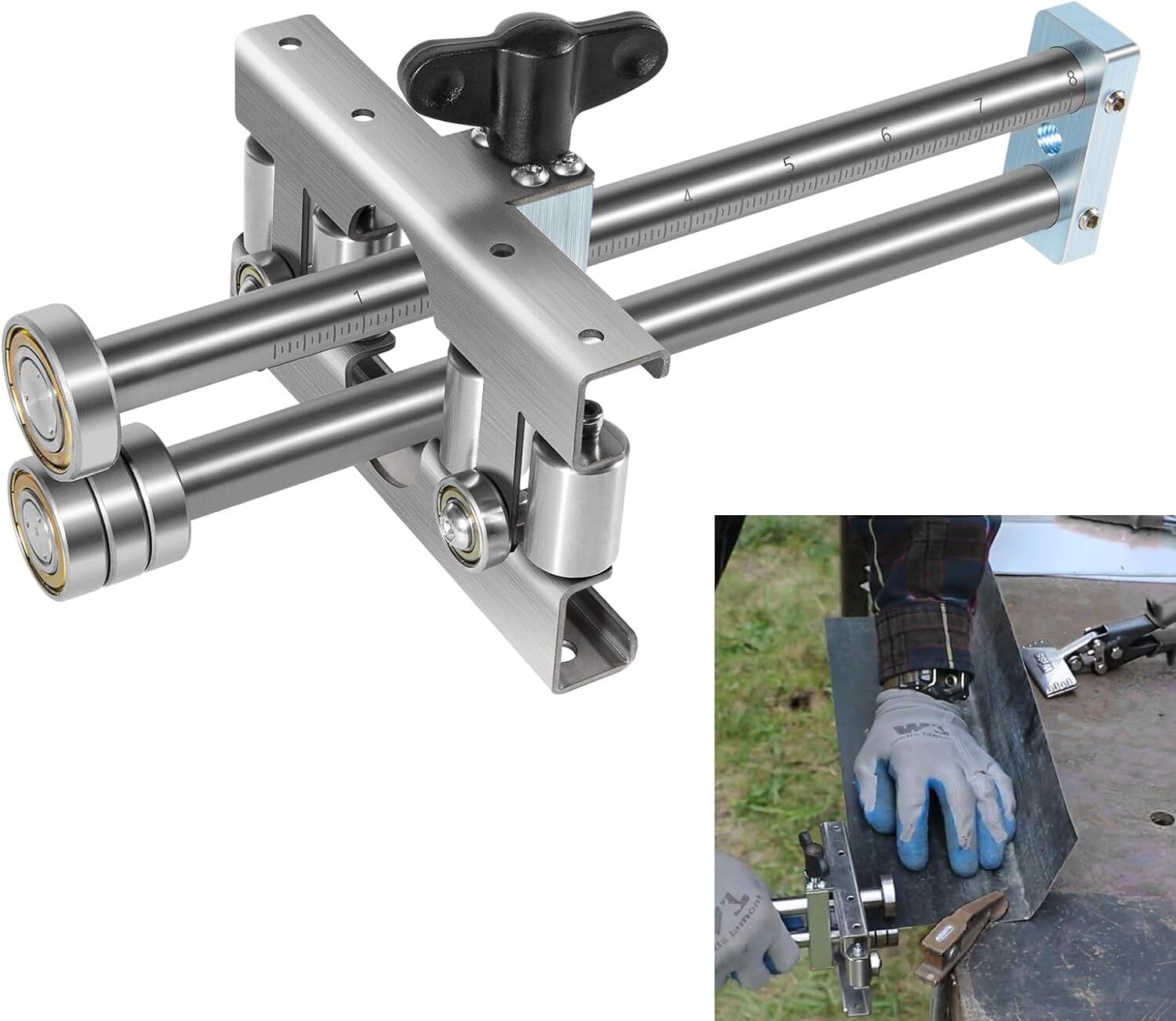 2204 Uni Bender Sheet Metal Bending Tool, Adjustable Bend Height From 3/8″ to 8″