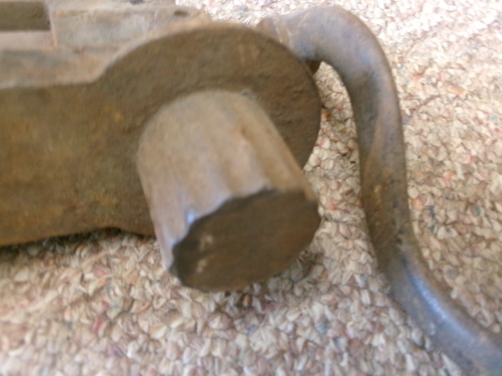 1867 ANTIQUE PECK STOW & WILCOX CO. METAL WORKING TOOL MACHINE HAND CRANK