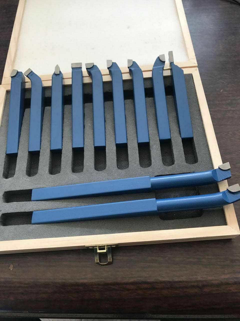 12x12mm Carbide Tip Tipped Cutter Tool Bit Cutting Set for Metal Lathe