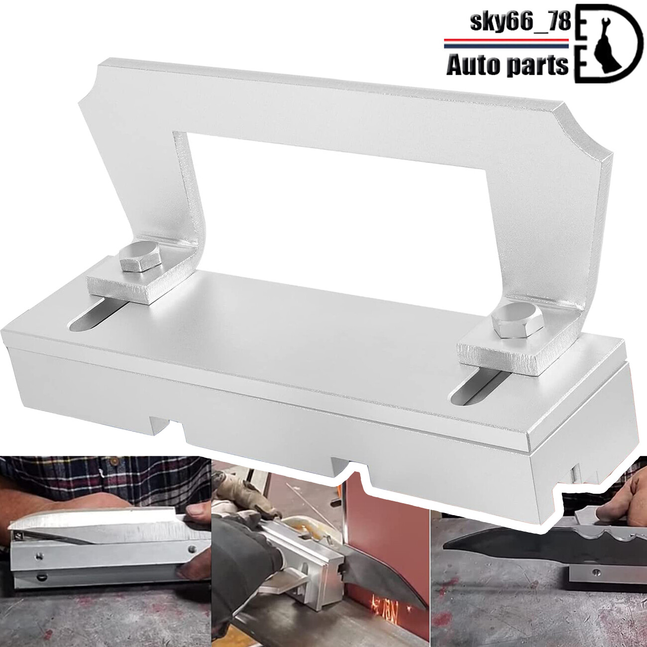 Magnetic Bevel Jig for Grinding and Sharpening Metal, knife making, knifemakers
