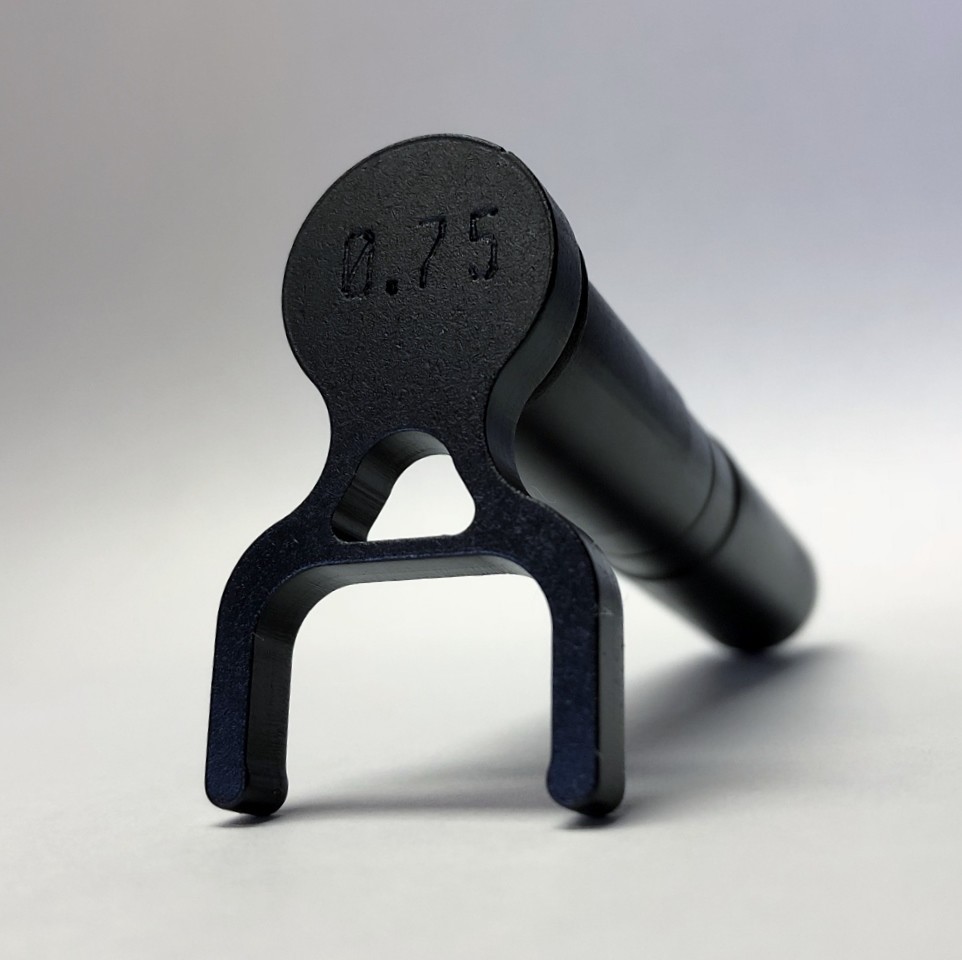 3/4″ 0.750″ CleVer Bar Puller cnc lathe, 5/8″ shank. Laser cut hardened steel