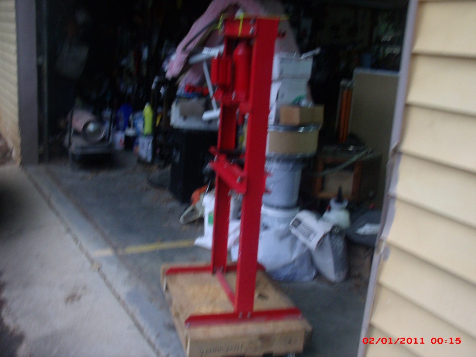 New 20 Ton Torins Big Red Air/Hydrolic H-Frame Heavy Duty shop press