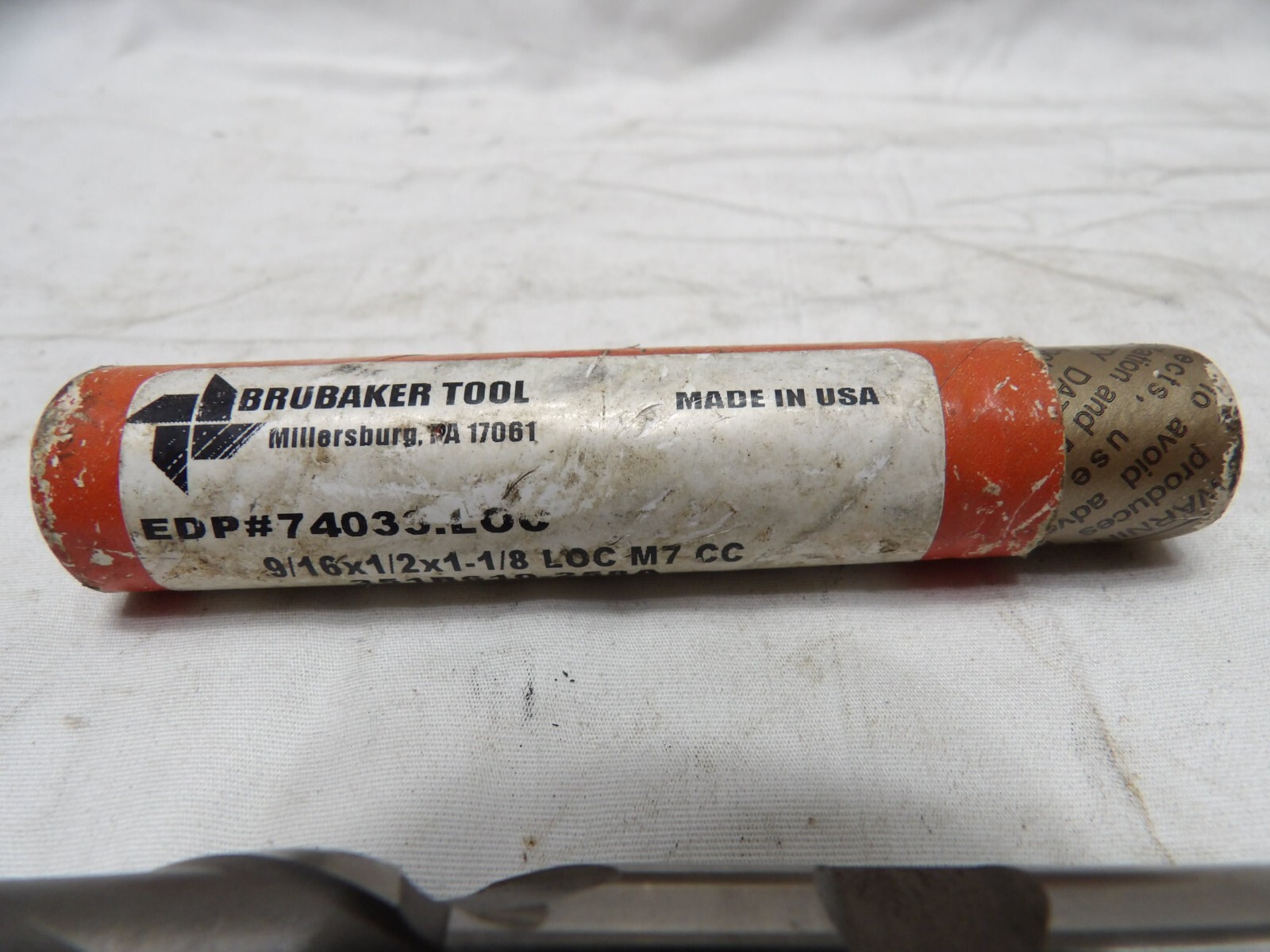 Brubaker Endmill 9/16″ x 1/2″ x 1-1/8″- Made in the USA