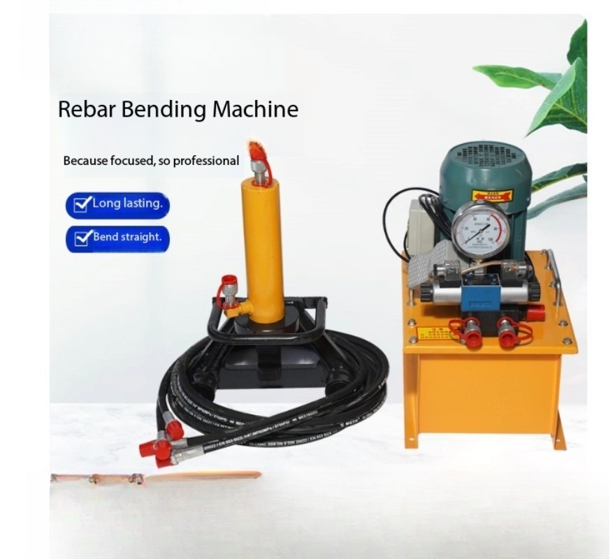Handheld Hydraulic Rebar Bender Electric Handheld Portable Bender 0-90°