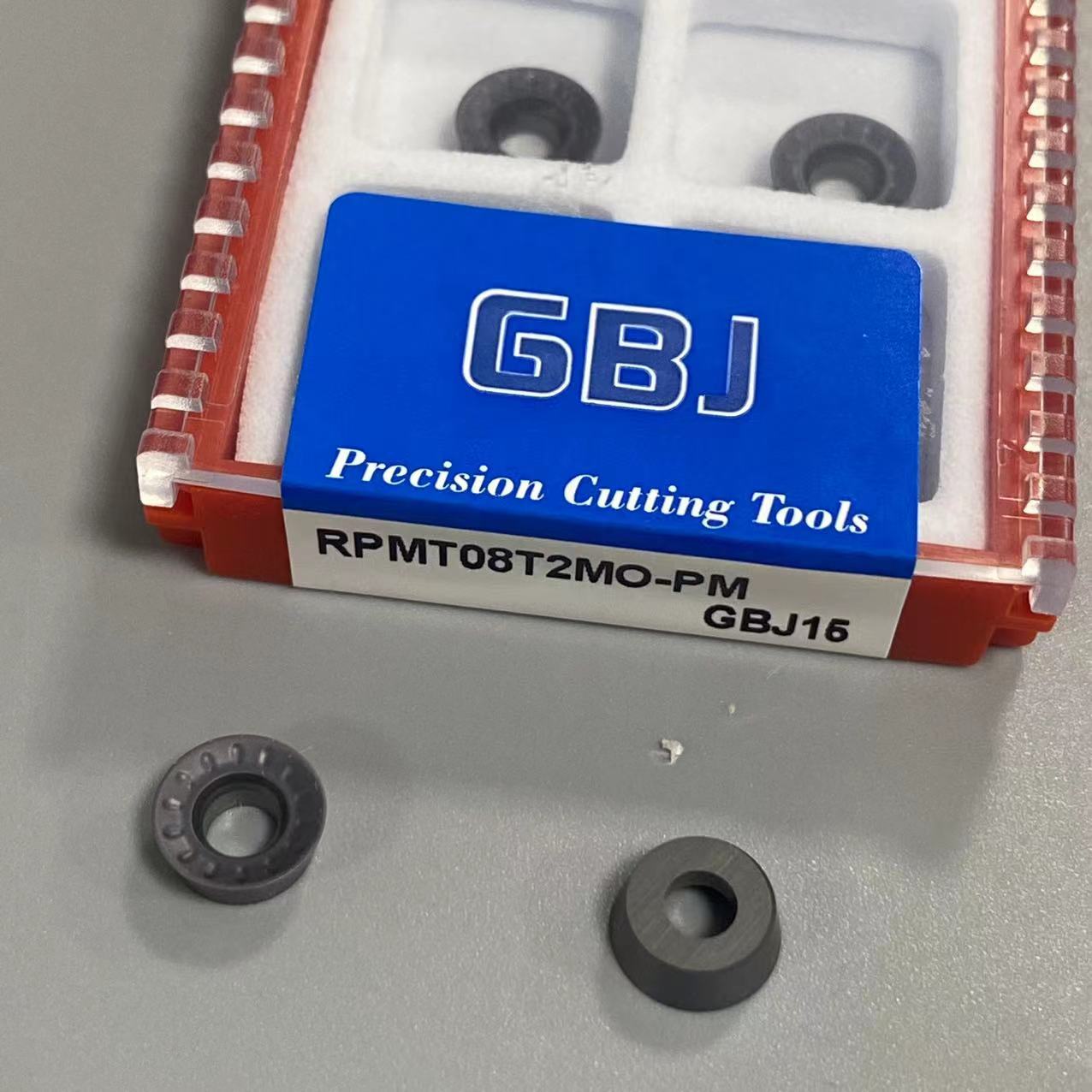 GBJ RPMT 08T2 10T3 1204 MO-PM Carbide Milling Insert Machining hard steel HRC50