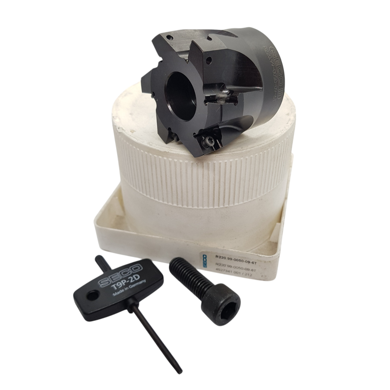 Seco R220.99-0050-09-6T Indexable Face Mill Cutter, 50mm Diameter