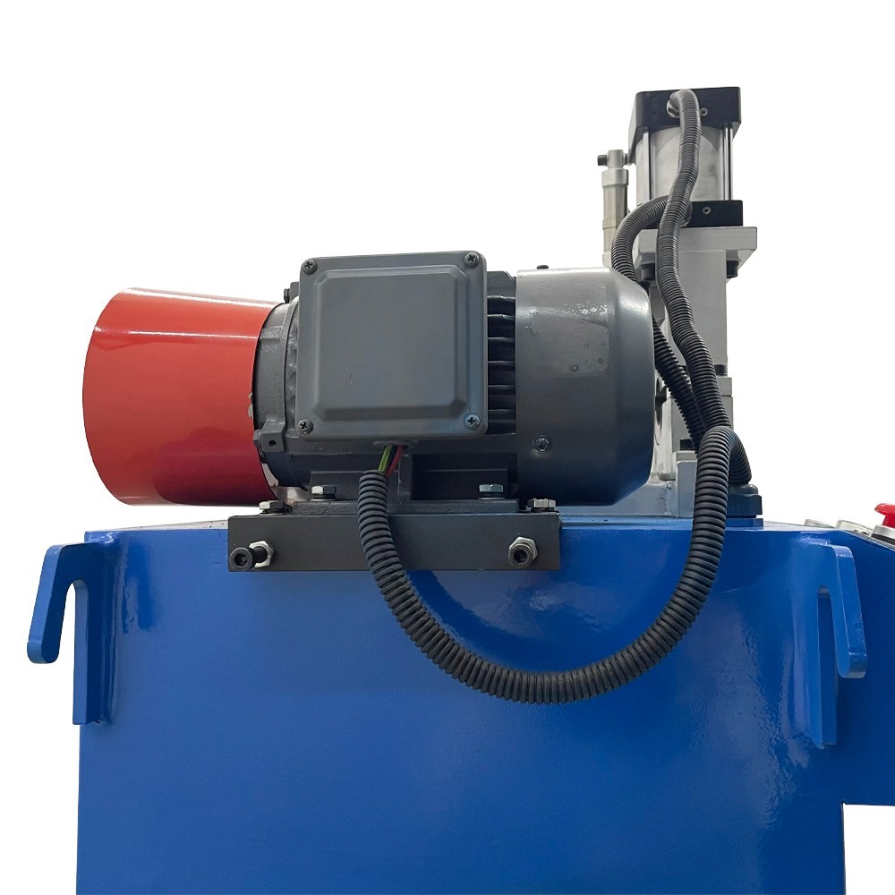 220V 3PH Single End Pneumatic Round Bar Chamfering Bevelling Deburring Machine