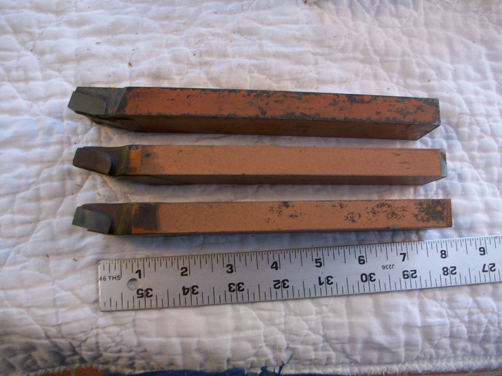 3 NOS Carboloy 78B BR 55 Carbide Tipped Cutting Tools Lathe 8″ X 5/8″ X 1 1/4″